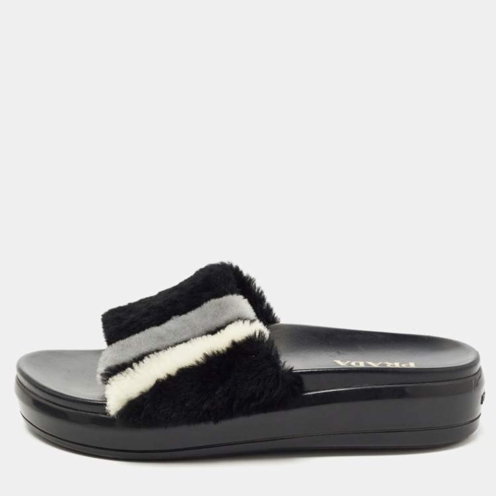 Prada Mink Slides - Picture 7 of 17
